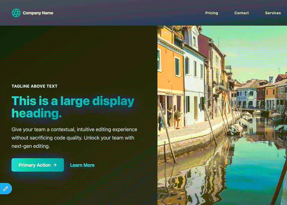 The CMS Frontend
